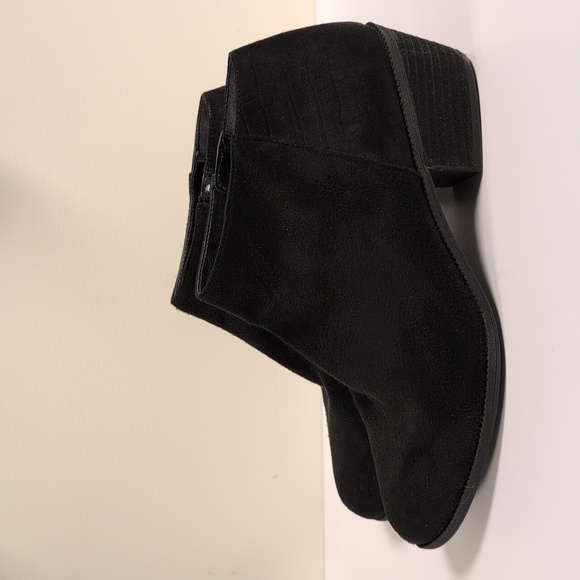 Dr. Scholl's Brendel Ankle Bootie Memory Foam Side Zip Boots Black 9M - Picture 3 of 13